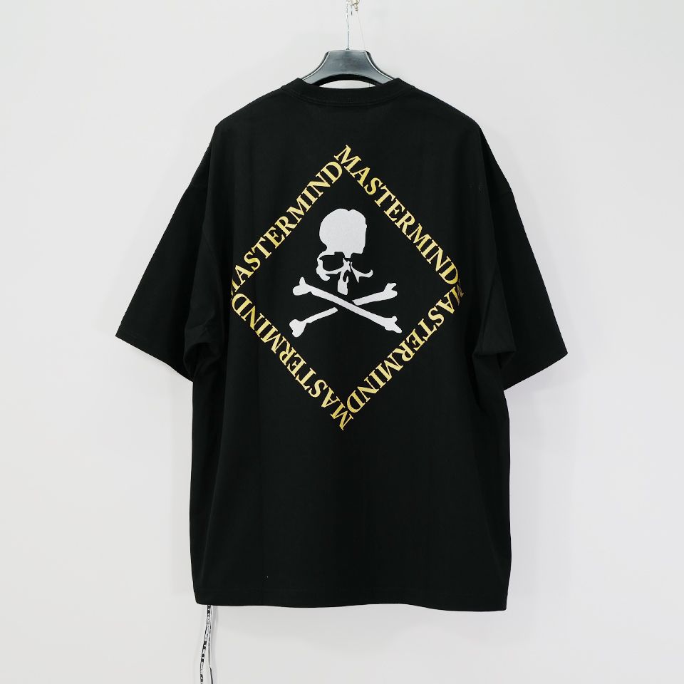 Mastermind Square Logo Boxy Tee Black Mastermind Japan Mastermind Japan - originalfook singapore