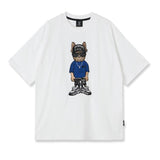 LifeWork Snapback Hip Bulldog Tee White lifework lifework - originalfook singapore