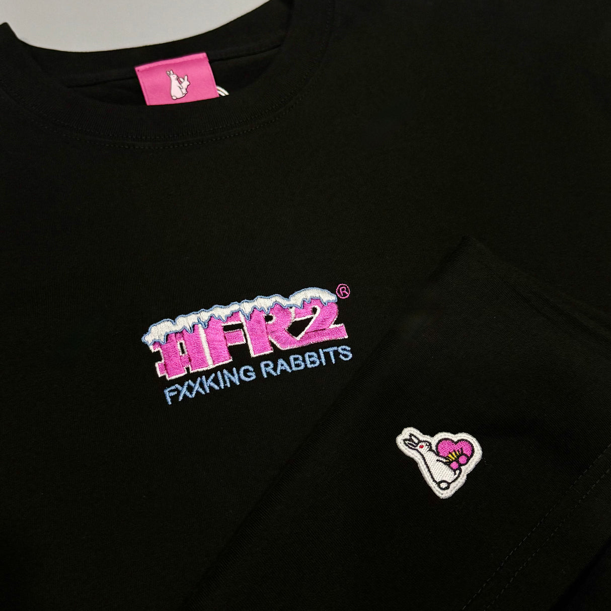 FR2 Shaved Ice Rabbit Tee Black (Japan Exclusive)