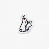 FR2 Fxxking Rabbits Sakura Embroidery Logo Tee White FR2 FR2 - originalfook singapore