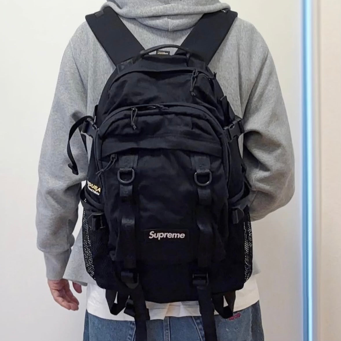 Supreme Box Logo Backpack Black | ORIGINALFOOK