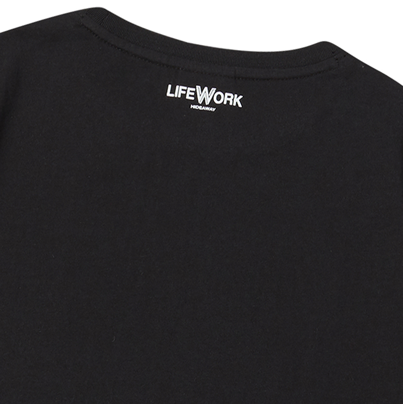 LifeWork Comic Bulldog Tee Black LIFEWORK LIFEWORK - originalfook singapore