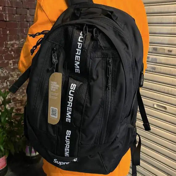 Supreme Box Logo Black Backpack