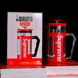 Supreme x Bialetti 8-Cup French Coffee Press (Made in Italy) SUPREME SUPREME - originalfook singapore
