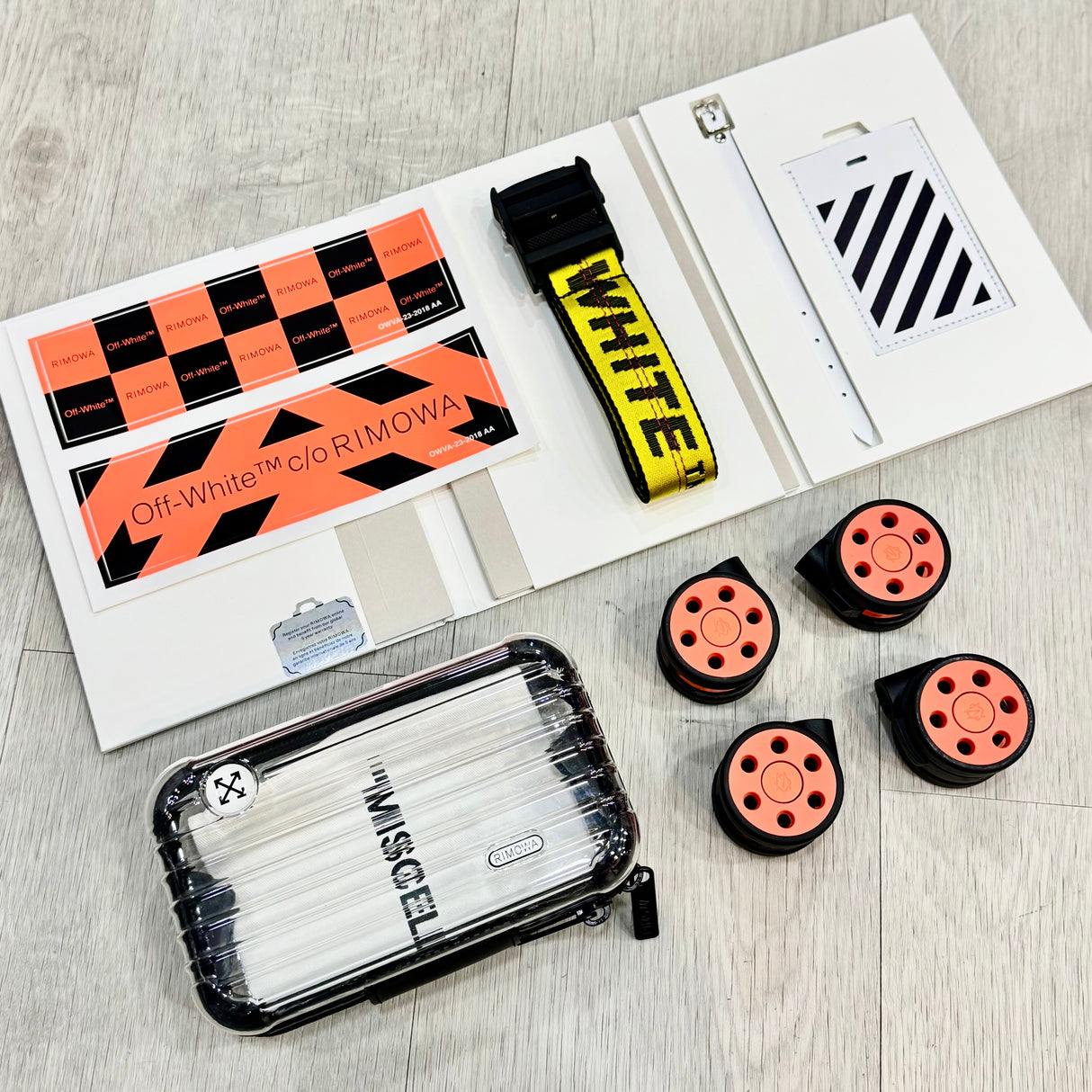 OFF-WHITE X RIMOWA Transparent Luggage
