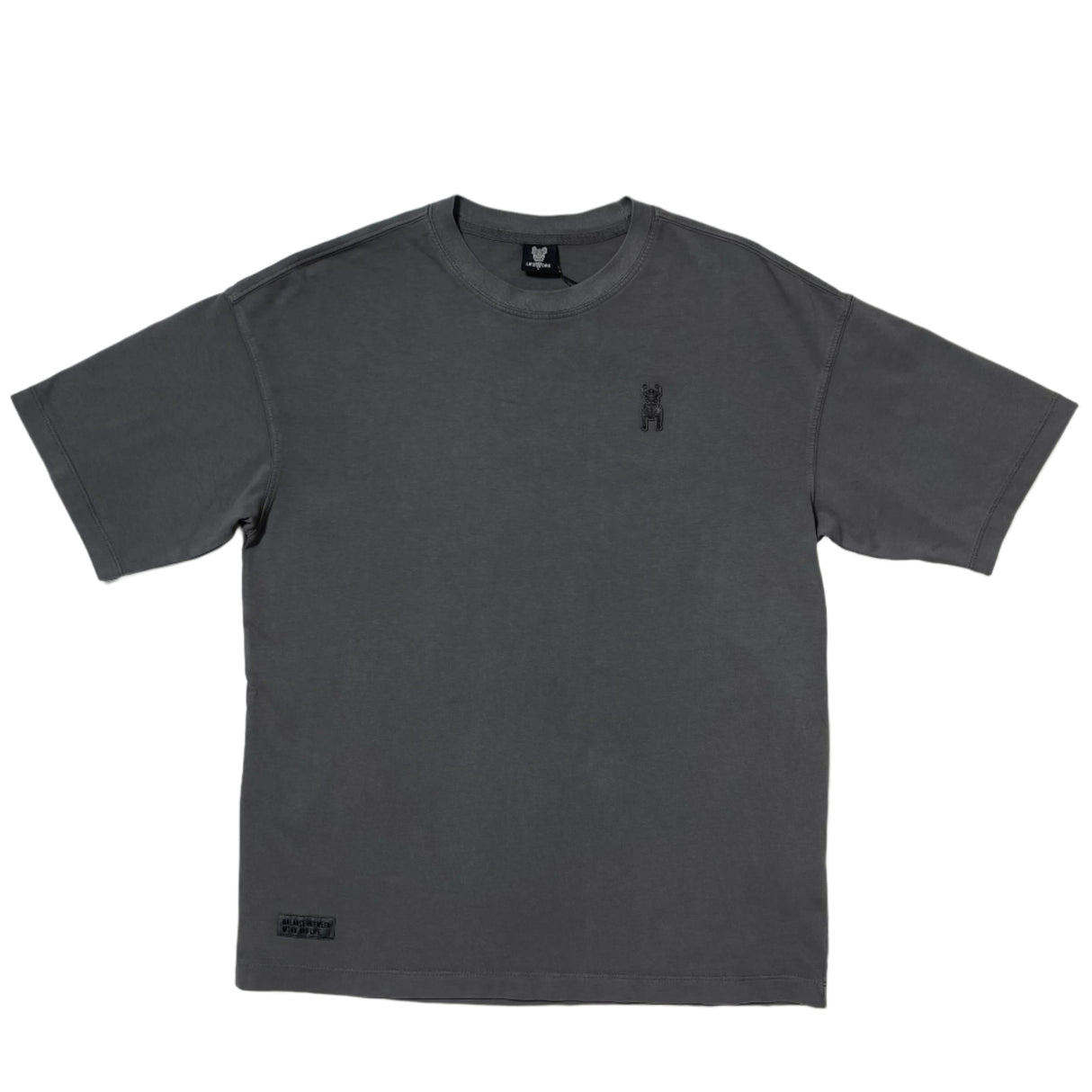LifeWork Patch Logo Tee Dark Charcoal - ORIGINALFOOK