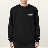 AllSaints Underground Logo Sweatshirt Black
