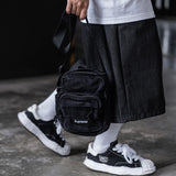 Supreme Box Logo Denim Shoulder Bag Black