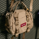 Supreme Box Logo Mini Duffle Bag Tan - ORIGINALFOOK