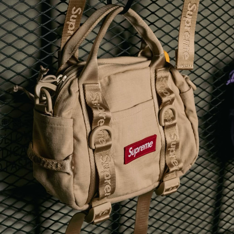 Supreme Box Logo Mini Duffle Bag Tan - ORIGINALFOOK