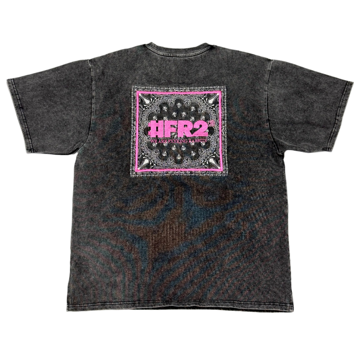 FR2 Embroidery Paisley Tee Washed Black (Japan Exclusive)