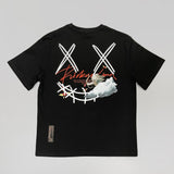 Rickyisclown [RIC] Fallen Angel Smiley Tee Black [R11220328i-J9] RICKYISCLOWN RICKYISCLOWN - originalfook singapore