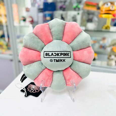 Takashi Murakami x BLACKPINK Flower Plush Cushion Grey Pink (30cm) TAKASHI MURAKAMI TAKASHI MURAKAMI - originalfook singapore