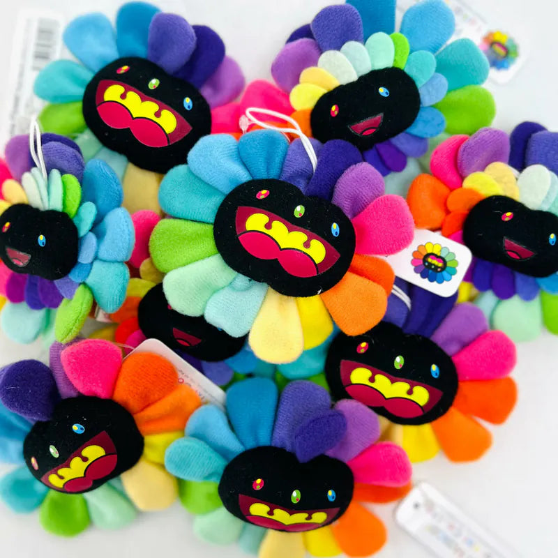 Takashi Murakami Kaikai Kiki Mononoke Flower Plush Keychain TAKASHI MURAKAMI TAKASHI MURAKAMI - originalfook singapore