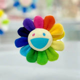 Takashi Murakami Kaikai Kiki Flower Plush Badge/Keychain/Pin Rainbow Beige TAKASHI MURAKAMI TAKASHI MURAKAMI - originalfook singapore