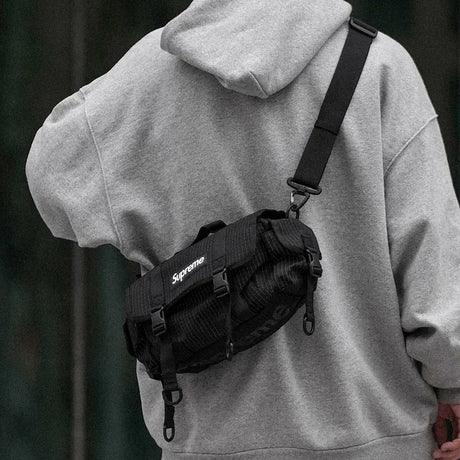 Supreme Reflective Mini Duffle Bag Black SUPREME SUPREME - originalfook singapore