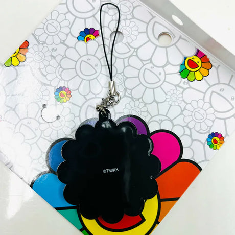 Takashi Murakami Kaikai Kiki Flower Rubber Strap Rainbow (5.3cm) TAKASHI MURAKAMI TAKASHI MURAKAMI - originalfook singapore
