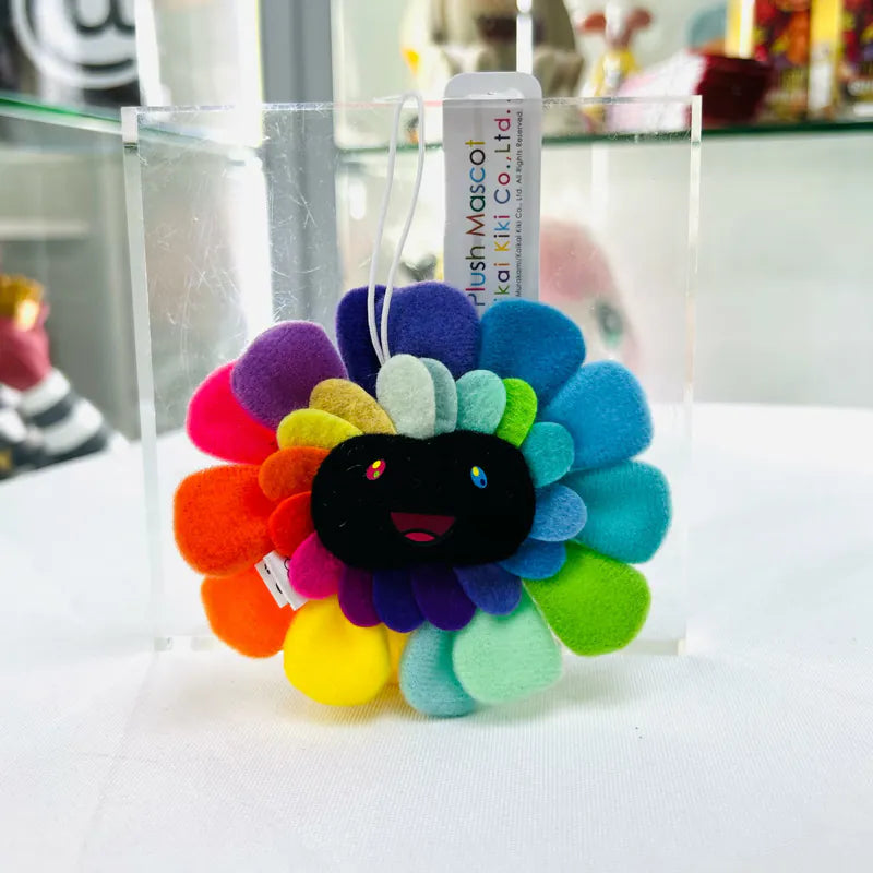 Takashi Murakami Kaikai Kiki Mononoke Flower Plush Keychain TAKASHI MURAKAMI TAKASHI MURAKAMI - originalfook singapore