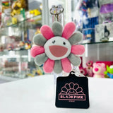 Takashi Murakami x BLACKPINK Flower Plush Keychain Grey Pink TAKASHI MURAKAMI TAKASHI MURAKAMI - originalfook singapore