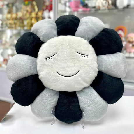 Takashi Murakami Kaikai Kiki Flower Large Plush Cushion Black Grey (60cm) TAKASHI MURAKAMI TAKASHI MURAKAMI - originalfook singapore