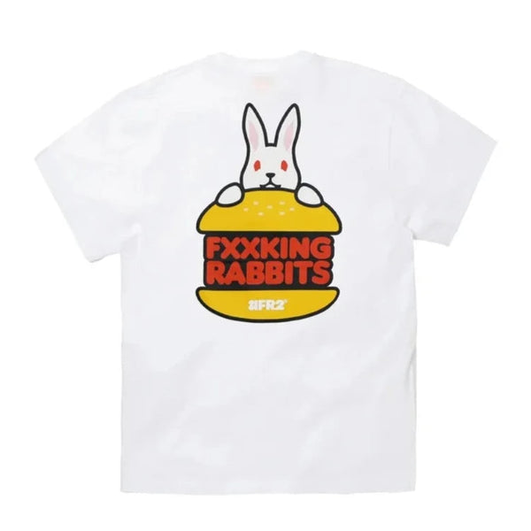 FR2 JAPAN Rabbit Burger Tee White #FR2 #FR2 - originalfook singapore
