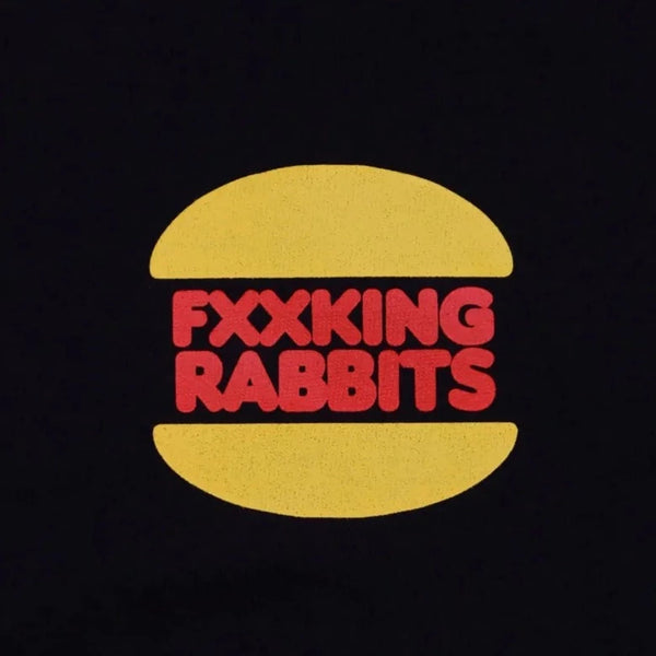 FR2 JAPAN Rabbit Burger Tee Black #FR2 #FR2 - originalfook singapore