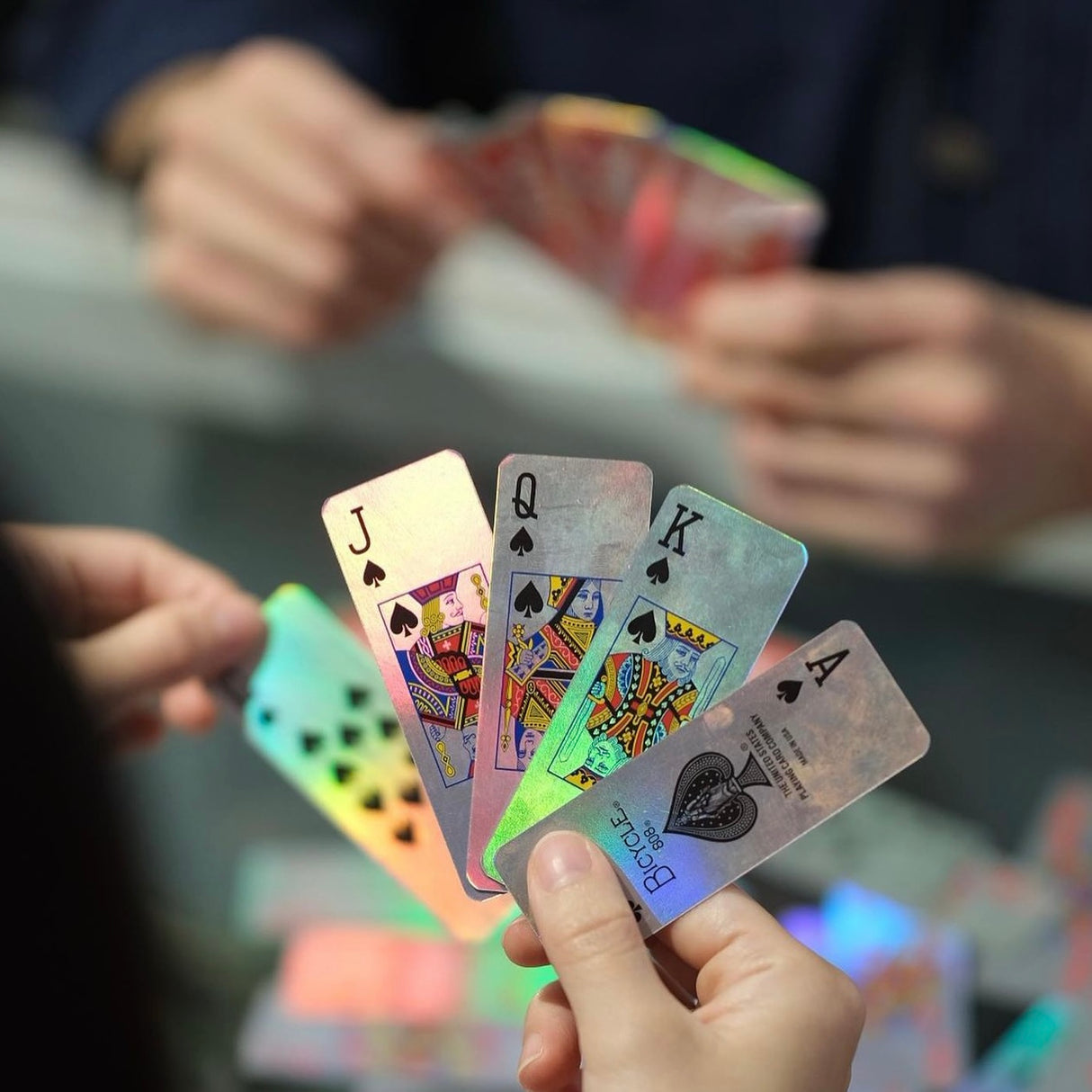 Supreme Bicycle Holographic Slice Playing Poker Card Deck SUPREME SUPREME - originalfook singapore