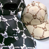 LifeWork Monogram Logo Baseball Cap Black lifework lifework - originalfook singapore