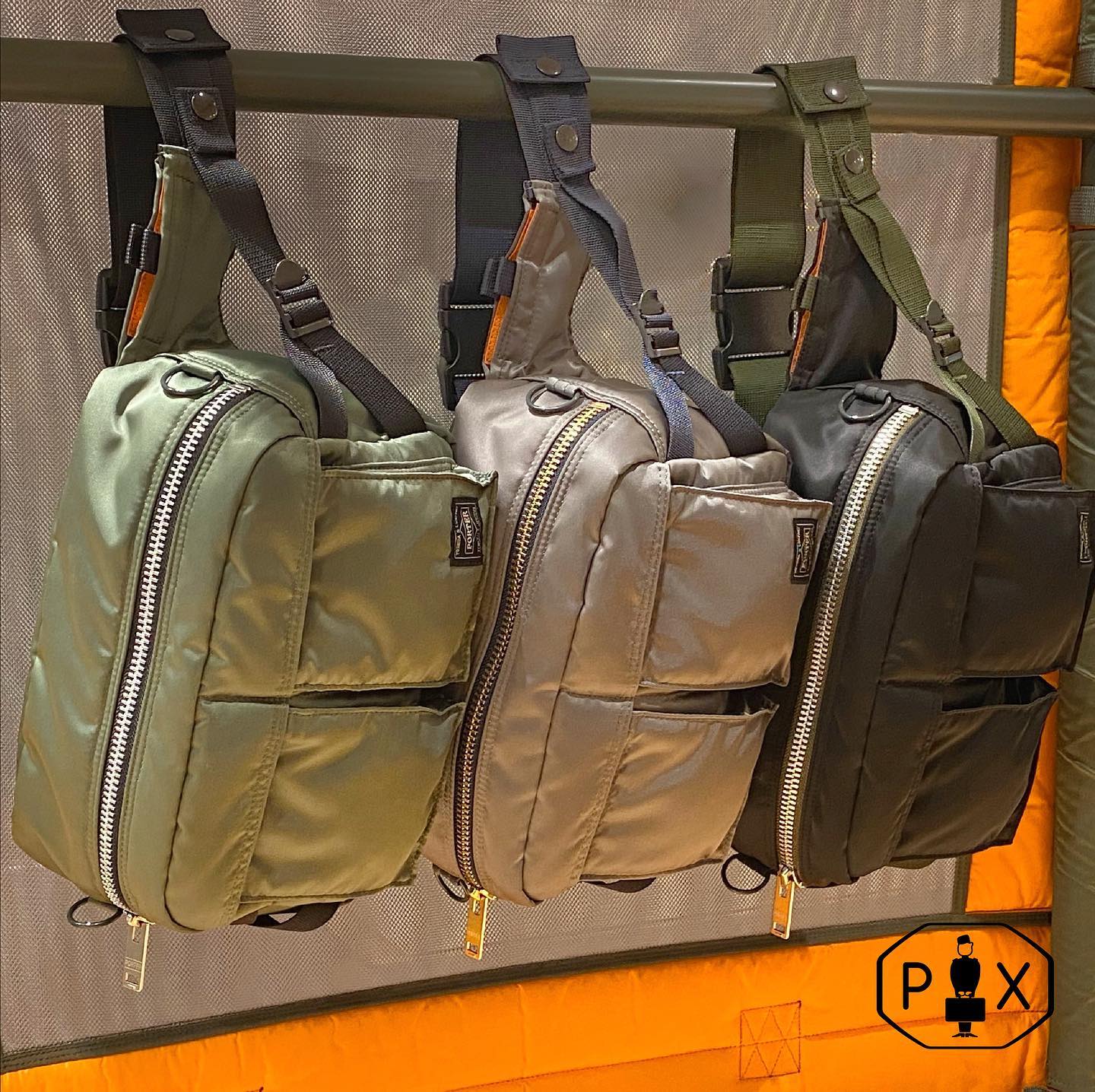 Porter Yoshida Japan PX Tanker Waist Bag Black [376-08333