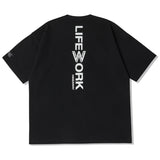 LifeWork Red Bulldog Logo Tee Black LifeWork LifeWork - originalfook singapore