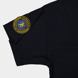 Balenciaga Faded Black Uniform Merch Oversized Fit Tee Black - ORIGINALFOOK