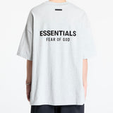 Fear of God Essentials Signature Logo Drop Shoulder Tee Light Heather FEAR OF GOD ESSENTIALS FEAR OF GOD ESSENTIALS - originalfook singapore