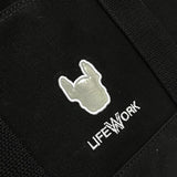 LifeWork 2-Way Canvas Tote Bag Black lifework lifework - originalfook singapore