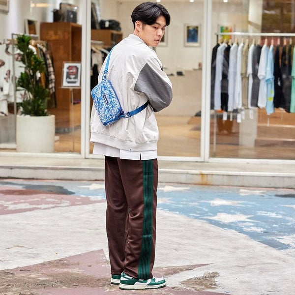 Supreme Puffer Side Bag Blue Paisley supreme supreme - originalfook singapore