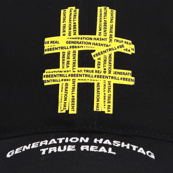 Been Trill Tape Logo Baseball Cap Black BEEN TRILL BEEN TRILL - originalfook singapore