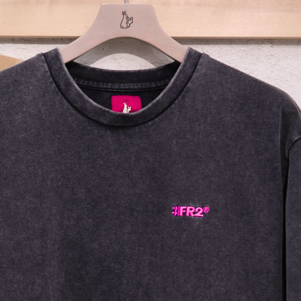 FR2 Embroidery Paisley Tee Washed Black (Japan Exclusive)