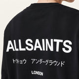 AllSaints Underground Logo Sweatshirt Black