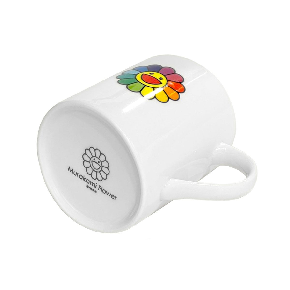 Takashi Murakami Kaikai Kiki Rainbow Flower Logo Mug TAKASHI MURAKAMI TAKASHI MURAKAMI - originalfook singapore