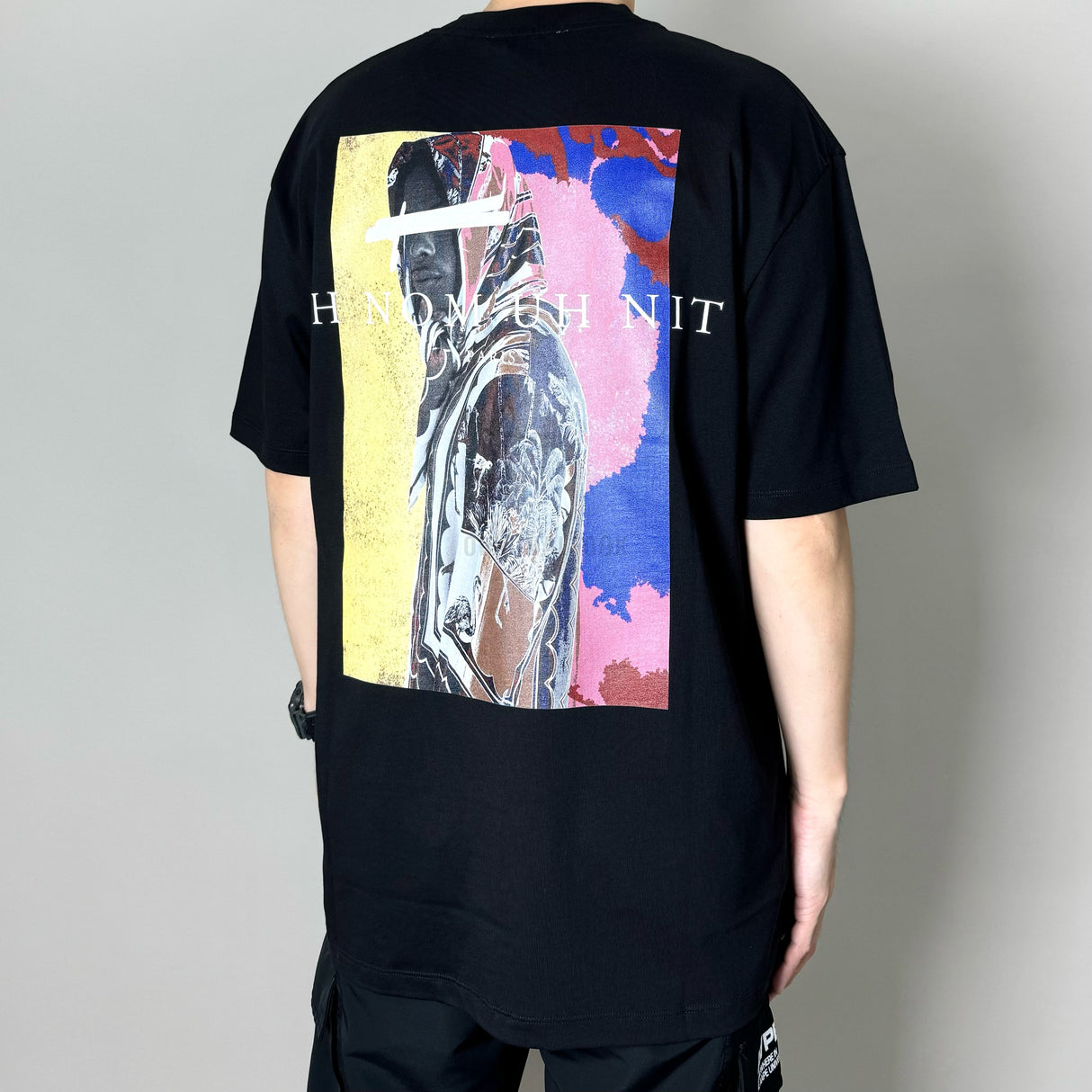 Ih Nom Uh Nit Arch and Mission Tee Black NCS23224 (Made In Italy)