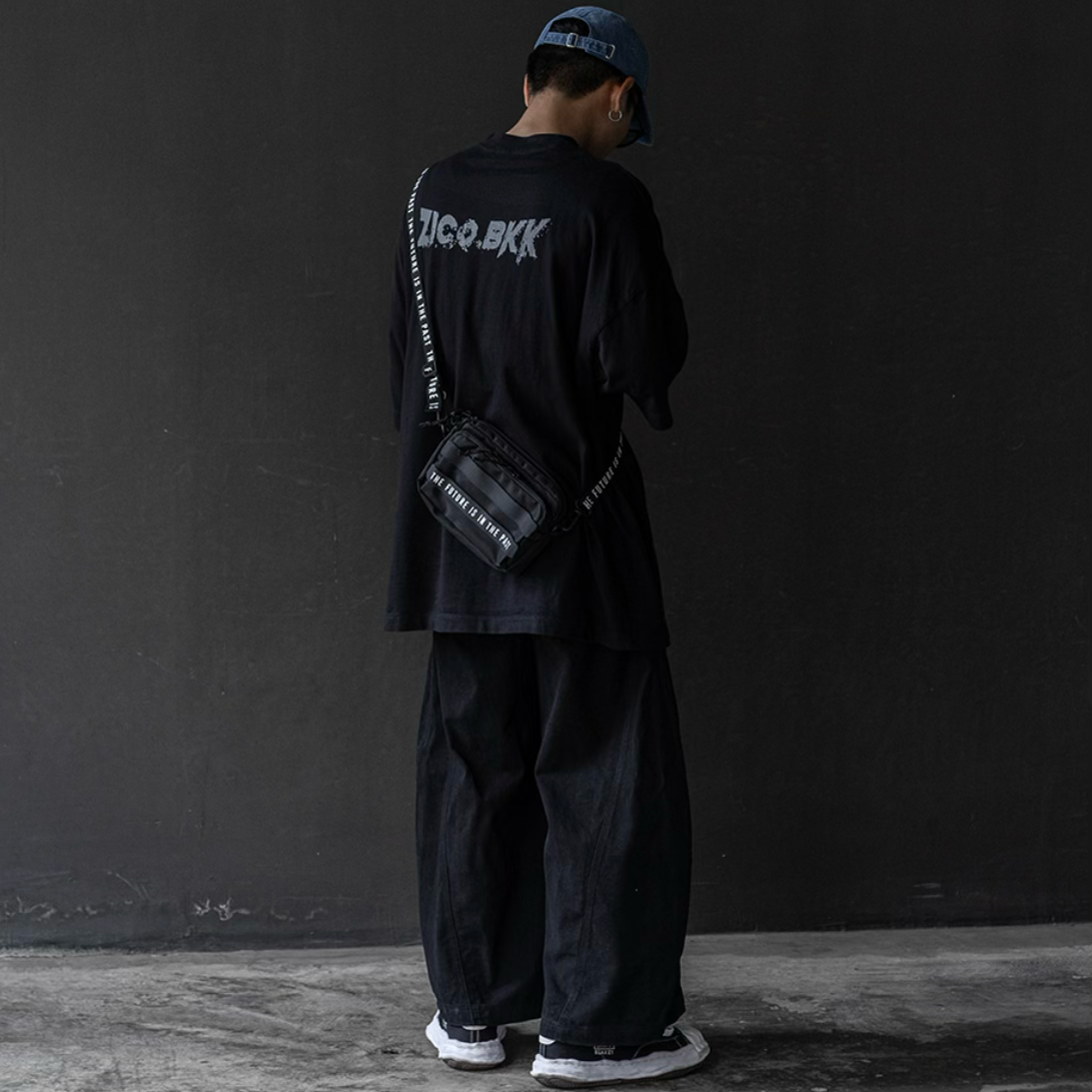 Human Made Military Sling Bag Black