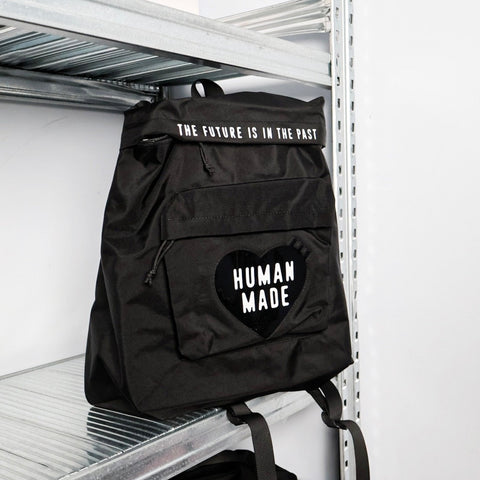 Human Made Boston Backpack Bag Black