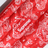 Supreme Puffer Pouch Red Paisley supreme supreme - originalfook singapore