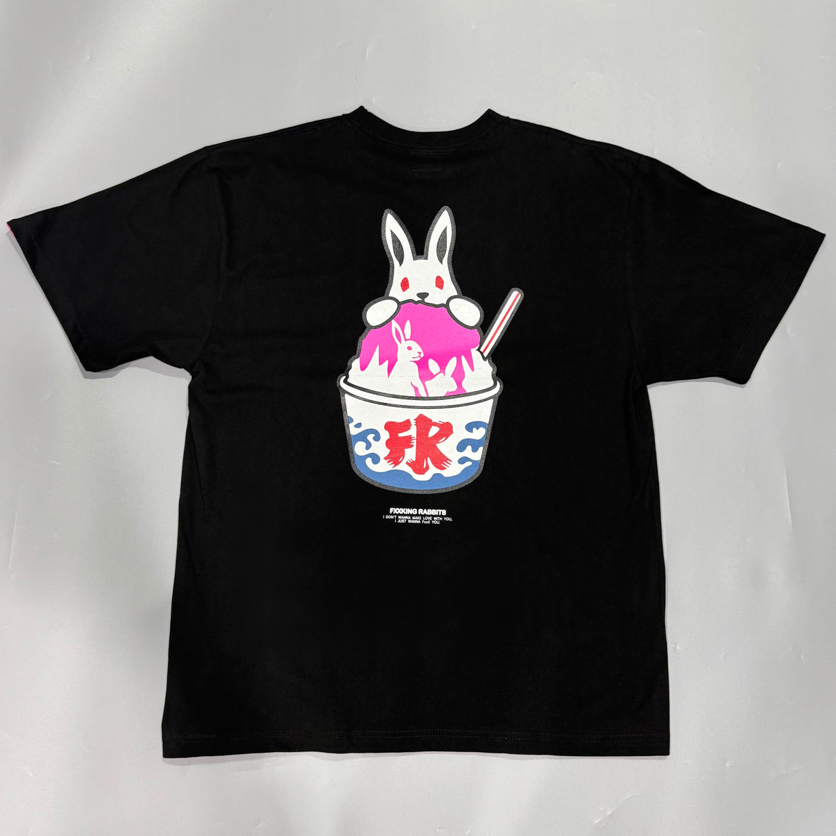 FR2 Shaved Ice Rabbit Tee Black (Japan Exclusive)
