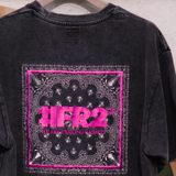 FR2 Embroidery Paisley Tee Washed Black (Japan Exclusive)