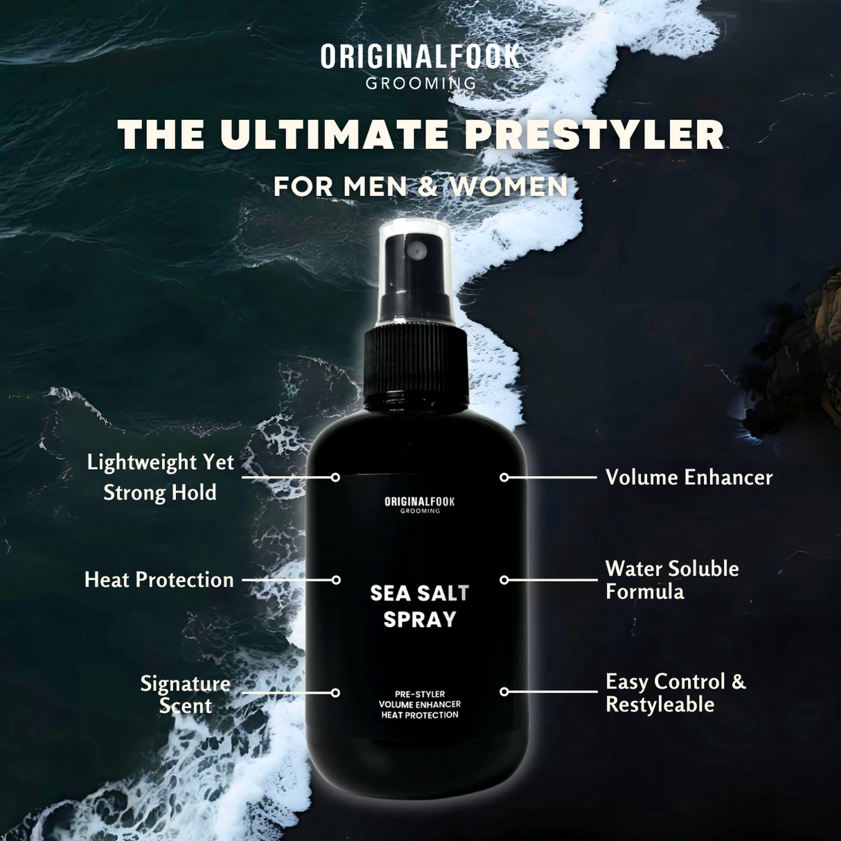 OF Grooming Sea Salt Styling Spray OF GROOMING OF GROOMING - originalfook singapore