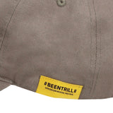 Been Trill Tape Logo Baseball Cap Khaki Beige BEEN TRILL BEEN TRILL - originalfook singapore