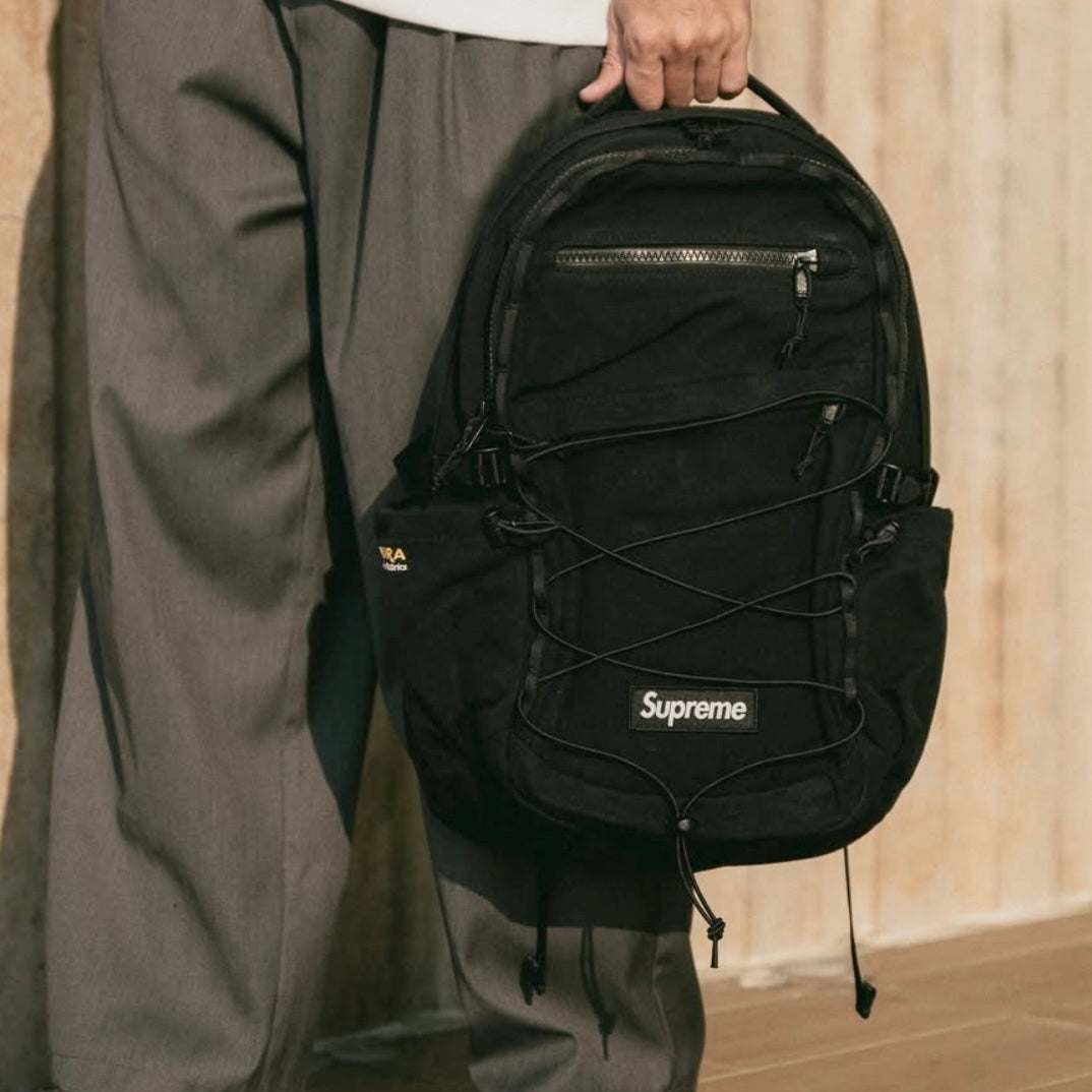 Supreme Logo Black Backpack - ORIGINALFOOK