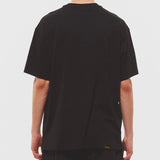 Been Trill Inverted Logo Tee in black, showing the front with a large inverted logo graphic and short sleeves.