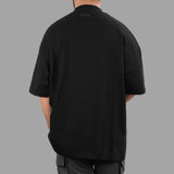 Fear of God Essentials Core Felt Logo Drop Shoulder Tee Jet Black (Oversized) FEAR OF GOD FEAR OF GOD - originalfook singapore