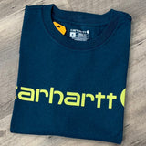 Carhartt K195 Signature Logo Tee Jade Heather carhartt carhartt - originalfook singapore